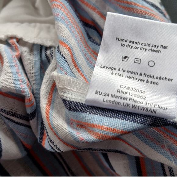 NWT - Anthropologie Dolan V-Neck Peplum Bow Tie Tank Size: M - Picture 9 of 10